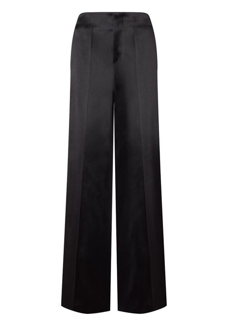 Black satin wide-leg trousers Philosophy Di Lorenzo Serafini - women